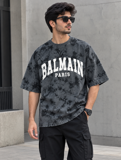 Balmain Pries Printed Dropshoulder – Cotton Jersey |