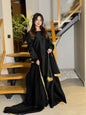 3 Piece Sharara Dress for Women – Long Flare Sharara with Dori Shirt & Organza Dupatta (Elegant Festive Wear)