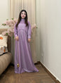 2PC Moonlight Glitter Maxi Dress Set for Women – Drop Shoulder Top with Long Maxi (Party & Festive Wear)