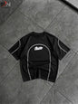 Premium Oversized Contrast Stitch T-Shirt for Men – Casual Streetwear Tee