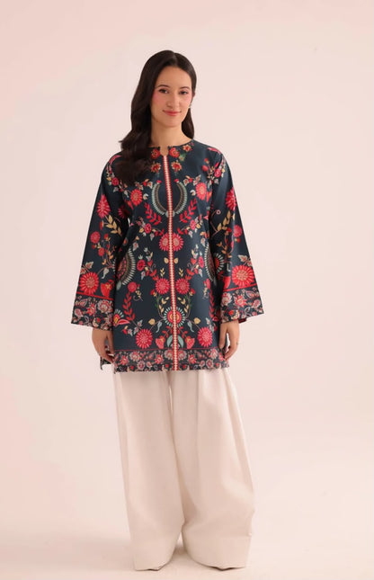 Women’s Floral Printed Kurti – Elegant Pakistani Wear