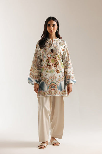 Women’s Floral Printed Kurti – Elegant Pakistani Wear